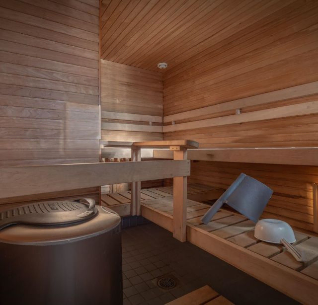 Lomamökin sauna